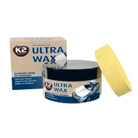 K2 ULTRA WAX + hubka - leští a chrání lak 250G