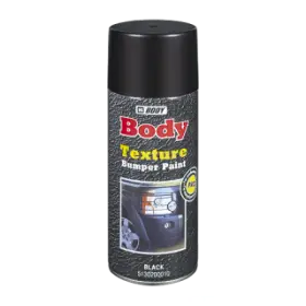 HB BODY bumper texture - texturovaná barva na plasty ve spreji černá 400ml