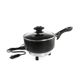 AMIO Elektrický hrnec s poklicí do auta 18cm x 8cm 150W 12V