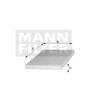 MANN FILTER Kabinový filtr CU 24 013