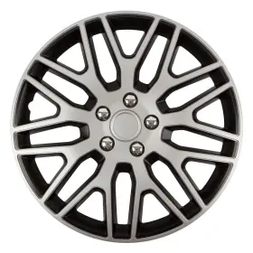 Versaco poklice DAKAR NC 14" SLIVER&BLACK s chromovými šrouby