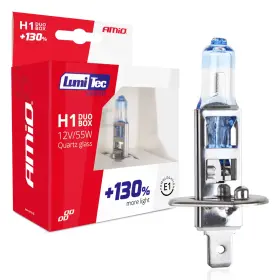 AMIO halogenový DOU blistr (2ks) H1 12V 55W sada LumiTec LIMITED +130%