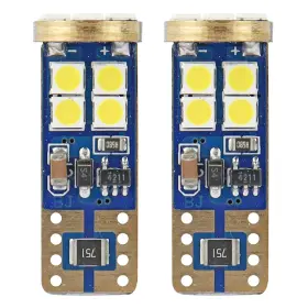 AMIO LED žárovky CANBUS 12SMD 2835 T10e (W5W) White 12V/24V