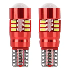 AMIO LED žárovky CANBUS 27SMD 3014 T10e (W5W) White 12V/24V