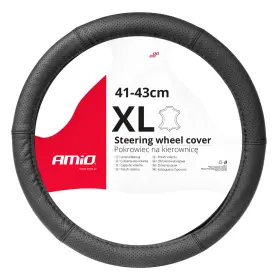 AMIO Potah volantu Leather Series SWC-50-XL (41-43cm)