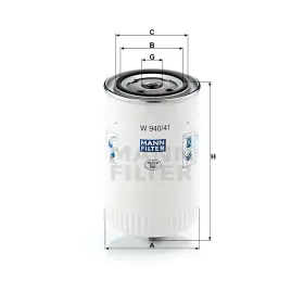 MANN FILTER Filtr hydrauliky W 940/41