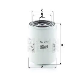 MANN FILTER Filtr chladící kapaliny WA 9001