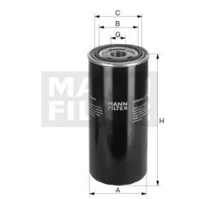 MANN FILTER Filtr hydrauliky WD 920