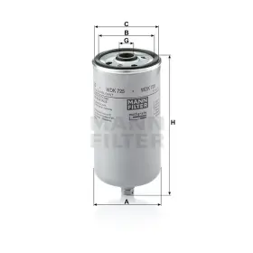 Palivový filtr WDK 725