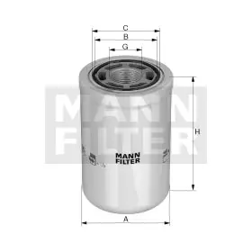 MANN FILTER Filtr hydrauliky WH 980/3