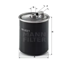 MANN FILTER Palivový filtr WK 822/1
