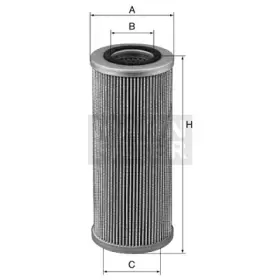 MANN FILTER Filtr hydrauliky H 69/1