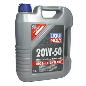 LIQUI MOLY 1212 MOTOROVÝ OLEJ MOS2 LEICHTLAUF 20W-50 - 5L