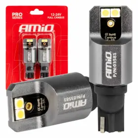 AMIO LED CANBUS PRO T15 W16W 4x3030 SMD White 12/24V FULL CANBUS AMIO-03581