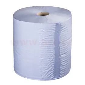 Průmyslová dvouvrstvá utěrka modrá - šířka 28 cm, délka 190 m (1 ks)