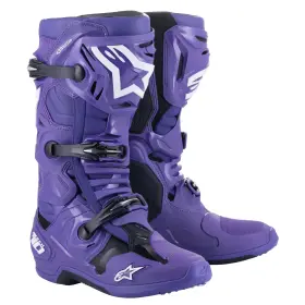 boty TECH 10, ALPINESTARS (fialová/černá/bílá, vel. 42)