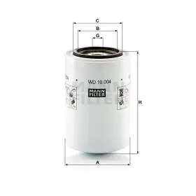 MANN FILTER Filtr hydrauliky WD 10 004