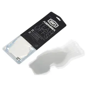 strhávací slídový plexi STANDART pro brýle ARMEGA, 100% (50 vrstev v balení, čiré)