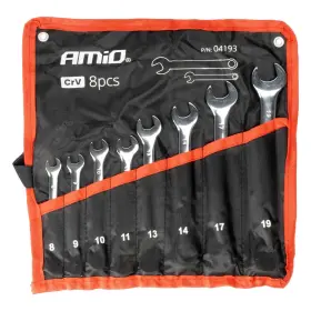 Sada klíčů AMiO 8-19 mm 8 ks.