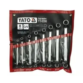 YATO - Sada kľúčov očkových ohnutých 6-22mm 8ks