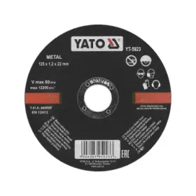 Yato - Rezný kotúč na kov Ø125 x 22 x 1.2 mm