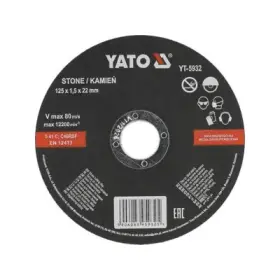 Yato - Kotúč rezný na kameň 125 x 22 x 1.5mm