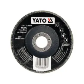 YATO - Kotúč lamelový korundový brúsny 125 x 22.2mm P80