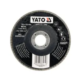 YATO - Kotúč lamelový korundový brusný 125 x 22.4mm P36
