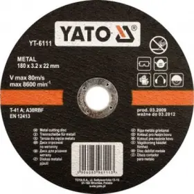 Yato - Rezný kotúč na kov Ø230 x 22 x 3.2mm