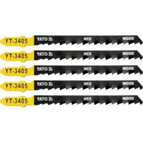 YATO - List pílový do priamočiarej píly na drevo TPI6, 100mm, 5ks