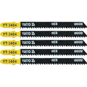 Yato - List pílový na drevo do priamočiarej píly TPI10 100mm, 5ks