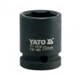 Yato - Nadstavec rázový šesťhranný krátky 1/2", 20mm