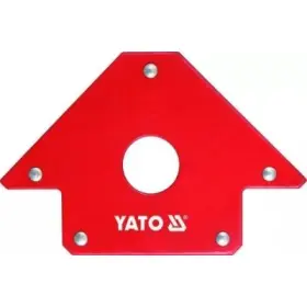 YATO - Uholník magnetický na zváranie s otvorom 102 x 155 x 17mm