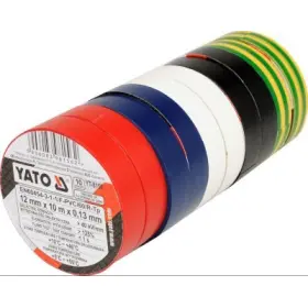 YATO - Izolačné pásky rôzne farby 12mm x 10m 10ks