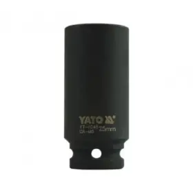 YATO - Rázový nadstavec šesťhraný dlhý 1/2" 25mm