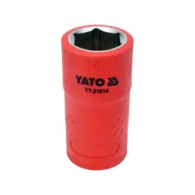 Yato - VDE nadstavec šesťhranný krátky 3/8" 14mm