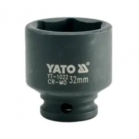 Yato - Nadstavec rázový šesťhranný krátky 1/2", 32mm
