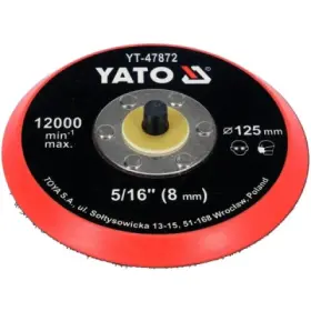Yato - leštiaci tanier na suchý zips 5/16", Ø125mm pre (YT-82924, YT-82925)