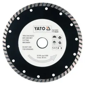 Yato - Kotúč rezný diamantový 180 x 22.2 x 2.8mm