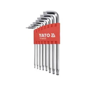 Yato - sada dlhých kľúčov Torx s guľôčkou T9 - T40