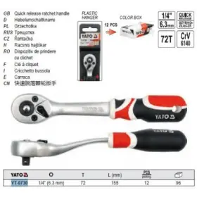 Yato - Račňa malá CrV 1/4"