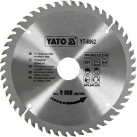 Yato - Vídiový pílový kotúč na drevo 154x30mm 50 zubov