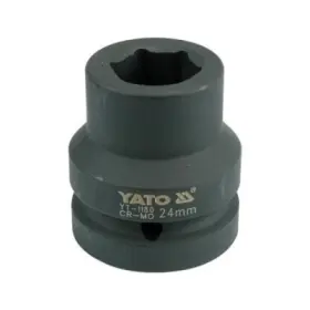 Yato - Nadstavec rázový šesťhranný krátky 1" 24mm