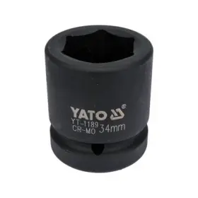 Yato - Nadstavec rázový šesťhranný krátky 1" 34mm