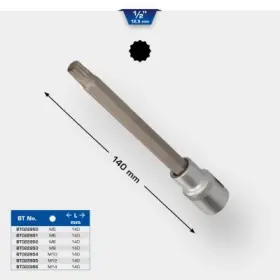 Brilliant - Nadstavec vnútorný XZN M12 1/2" 140mm
