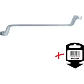 Ks Tools - Kľúč očkový ohnutý s výsačkou 17x19mm