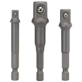 Ks Tools - súprava štvorhranných adaptérov, 1/4" 3ks