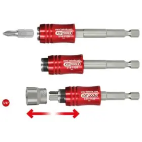 Ks Tools - Rýchlovýmenný držiak bitov 1/4" 2v1