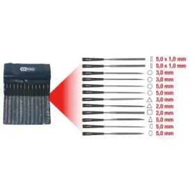 Ks Tools - Sada ihlových pilníkov 145mm 12 ks