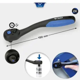 Brilliant - ergonomická račňa 1/4" 150mm